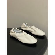Ladies Alaia Early Spring Simple Comfortable Elastic Pleated Thin-Soled Ballet Shoes