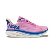 ((COD &amp; Unisex)) 2023 ใหม่ Original HOKA ONE Clifton 9 Shock Absorption Road Running Shoes รองเท้าผ้าใบสำหรับผู้ชายและผู้หญิงรองเท้าวิ่งออกกำลังกายเดินออกกำลังกายรองเท้าวิ่งสีขาวสีชมพู