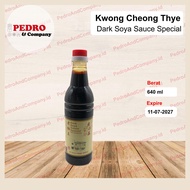 Kwong cheong thye Dark soya sauce 640 ml - kecap bebek
