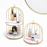Lipstick Perfume Cosmetic Organizer Nordic Style Makeup Storage Rack Bathroom Countertop Shelf Valen