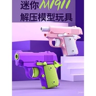 New Product 1911 Mini Carrot Knife Back Blowing Gravity Carrot Gun Knife Small Pistol 3d Radish Prin
