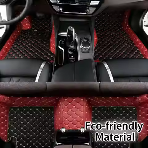 Leather Car Floor Mats For Audi Q2 Q3 Q7 4L A1 A3 A4 B6 A5 A6 A8 Auto Carpet Rugs Foot Pads Parts In