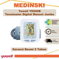 Tensimeter Digital Yuwell YE660B Alat Ukur Cek Tes Tensi Tekanan Darah Manset Besar Jumbo