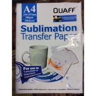 QUAFF A4size Sublimation Paper 100sheets and A3size 50sheets Sublimation Paper A4 Paper A3 Paper