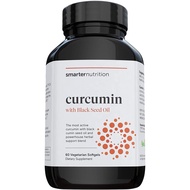 Smarter Nutrition Curcumin 60 Softgels - Potent &amp; Bioavailable, Active Curcumin Standardized to 95% Tetrahydrocurcuminoids with AstraGin Black Cumin Seed Oil &amp; Ginger