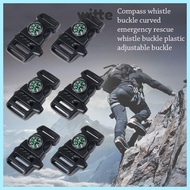WITTE 5pcs Side Release Buckle, 14mm Black Compass Buckle, High Quality 550 Paracord Bracelet Outdoo