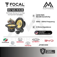 FOCAL ES 165 KX2E - K2 Power Series 6.5" 2-way Component Car Speaker System (2-OHMS with FRAK Tweete