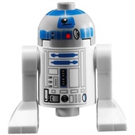 Original Lego Star Wars - R2-D2 Astromech Droid (Light Bluish Gray Head) 10188 10198 10225 Figure ne