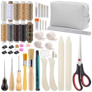 65 Pcs Bookbinding Kit BookBinding Materials Bone Folder Tool Kit for Beginners Bookbinding Supplies