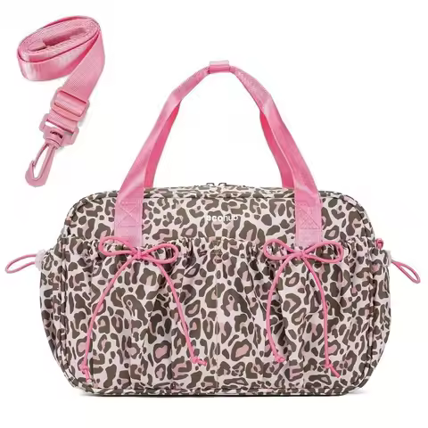 Gym Bag For Women, Mini Gym Duffle Bag With Wet Compartment, Bowknot Sports Bag, Cute Gym Tote Bag D
