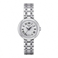 Đồng hồ Thụy Sĩ nữ Quartz La Mã có vạch chia độ nhỏ 26mm, mặt'số bạc, vỏ thép không gỉ, dây đeo bằng