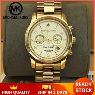 ▶COD◀ MK New York Watch Pawnable Unisex 50m Waterproof 38mm Stainless Steel Watch 5662