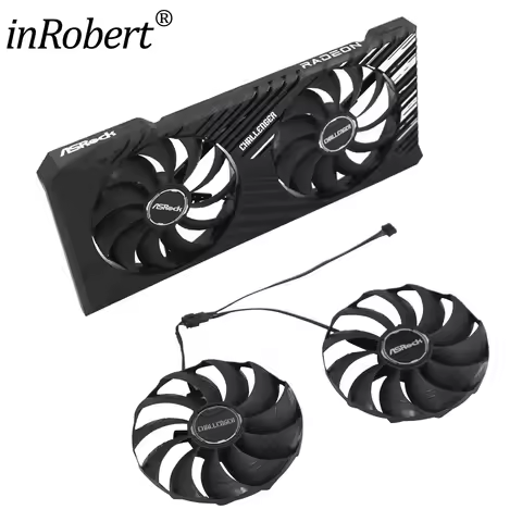 Video Card Fan Replacement For Asrock RX 7600XT 7700XT 7800XT 7900GRX CHALLENGER 95MM CF1010H12S Gra
