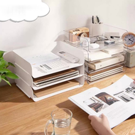Organizer Meja Office Table Rak Susun Peralatan Kantor Tempat Stationary Kantor Kertas Kantor