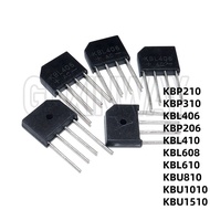 5PCS 2A 3A 4A 6A 8A 10A 15A 600V 800V 1000V Diode Bridge Rectifier KBP206 210 310 KBL406 410 608 610