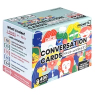 400 Conversation Cards for Coworkers - Fun Icebreaker Teambuilding Game for Work