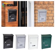[Cuticate] Wall Slopes Mailbox Outdoor Lockable Creative Weatherproof Iron -Dropbox -Association for
