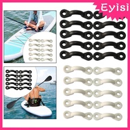 [Eyisi] 10 Pieces Kayak Pad Eye Kayak Tie Down Loops for Canoes Boat Kayak