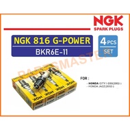 NGK BKR6E-11 Spark Plug For Honda City Sel IDSI / Jazz Saa IDSI