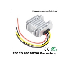 Step up Converter 12V to 48V Boost Converter 12V-48V DC Waterproof Power Supply for Cars and Toys