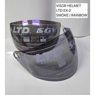 VISOR HELMET LTD EX2 COLOUR SMOKE/RAINBOW LTD EX2