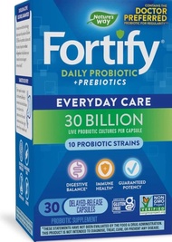 Nature’s Way Fortify Daily Probiotic 30 Billion + Prebiotic