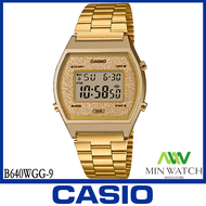 นาฬิกา รุ่น นาฬิกา Casio (ประกัน CMG ศูนย์เซ็นทรัล 1 ปี) นาฬิกาข้อมือผู้ชาย-ผู้หญิง B640WC-5A สายสแต