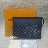 Clutch bag / Genuine Leather Handbag LV / Men And Women's Handbags import