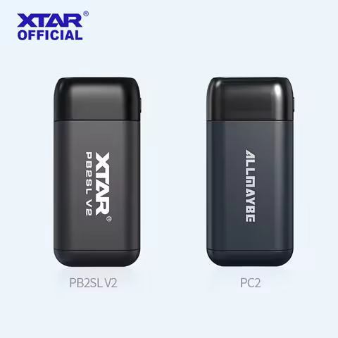 XTAR PB2SL/PC2 Battery Charger 18650 21700 20700 Rechargable Li-ion Batteries DIY Power Bank Portabl