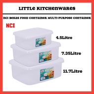 NCI MULTIPURPOSE-CONTAINER_BEKAS LAUK BERTUTUP_BEKAS KUEH SERBAGUNA_TRANSPARENT NCI6810/6812/6814/68