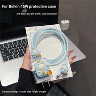 Suitable for Belkin Belkin 45W Charger Protective Case Apple 17 16pro Data Cable Winding Cord