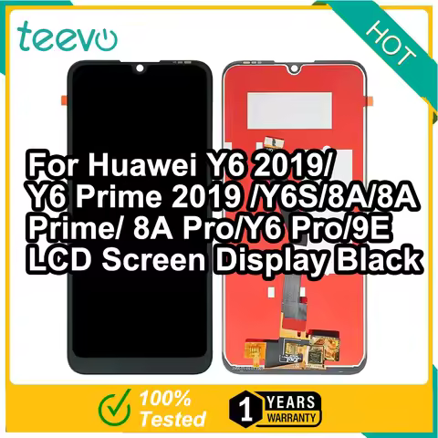 Teevo LCD For Huawei Y6 2019/Y6 Prime 2019/Y6S/8A/8A Prime/8A Pro/Y6 Pro/9E Screen Display & Touch S
