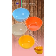 SWEET HOME  5.5 to 8 Inch Plastic Deep Round Bowl/ Mangkuk Plastik