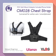 HP ULANZI CM028 Chest Strap Magnetic Mount for Action Cam & Smartphone (Mounting Holder Camerahp on 