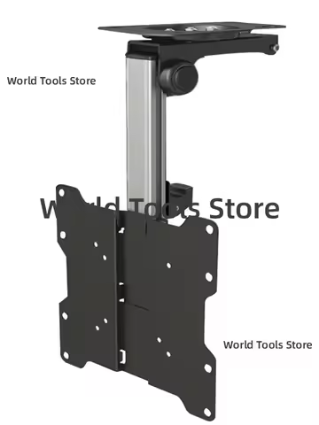 RV Folding Bracket 17-37 Inch TV Hanger Car Monitor Ceiling Lift Stand Kitchen Dining Caravan Motorh