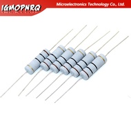 10pcs/LOT 5W Carbon Film resistor 5% 1K ~ 100K 1K 2K 5.1K 10K 20K 100K