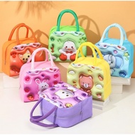 3D Lunch Bag For Kids Thick Hand Bag Lunch box