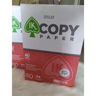 Paper Ream A4 80 gsm IK Copy (500 Sheets) - Imported Indonesia