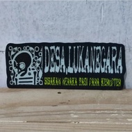 STATE WOUND VILLAGE Sticker (Vinyl Material)