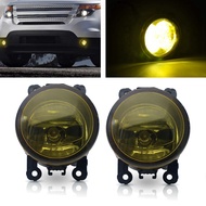 2Pcs Fog Light Lamp Yellow Lens Car Front Bumper Fog Light Replacement H11 Bulb F4 for Focus