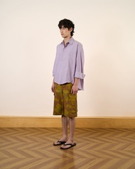 Headboyy - Military Cargo Jorts - 6 Pockets - กางเกงคาร์โก้ทรงจอช - สีเขียว/น้ำตาล