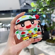 Lovely Pajamas Shape Cartoon Crayon Shin-chan Protective Casing For Apple AirPods 4 Pro2 3 Pro 2/1, 