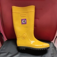 PVC garden shoes / PVC boots / soft yellow rice field shoes / rubber boots 33cm
