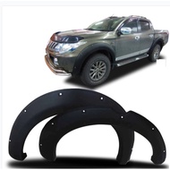 Mitsubishi Triton 2015-2019 Fender Flare Accessories Black Mudguard Untuk Mitsubishi L200 Styling Ke