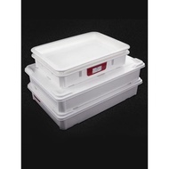 披薩蛋糕面團周轉箱白色烘焙商用周轉盒冰箱冷藏醒發酵箱存儲盒