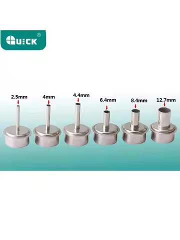 QUICK 861DW 856AX 713 1300A Hot Air Desoldering Station Heat Gun Welding Nozzle Hot Air Gun Head Win