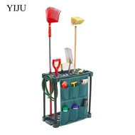 [YIJU] Garden Tool Organizer Durable Shelf Yard Tool Tower Rack for Yard Shed Outdoor