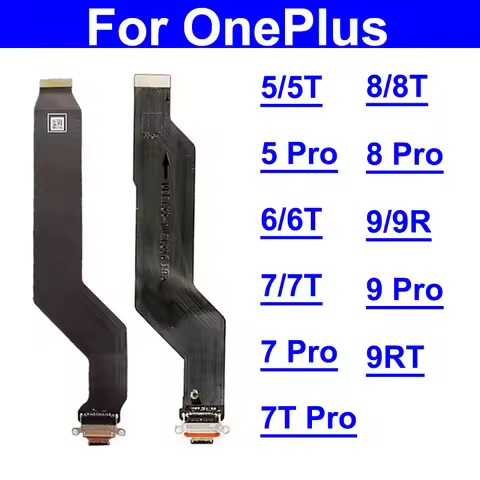 For Oneplus 1+ 5 6 7 8 9 Pro 5T 6T 7T 8T Pro 9R 9RT USB Charging Dock Flex Cable USB Charger Jack US
