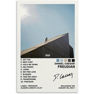 Daniel Caesar Freudian Poster Canvas Wall Art Living Room Posters Bedroom Painting 12x18inch(30x45cm