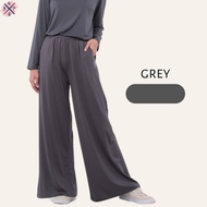 Plus Size Sport Palazzo Pants *4688* Wide Leg Muslim Pants / Seluar Emax / Seluar sukan Palazo